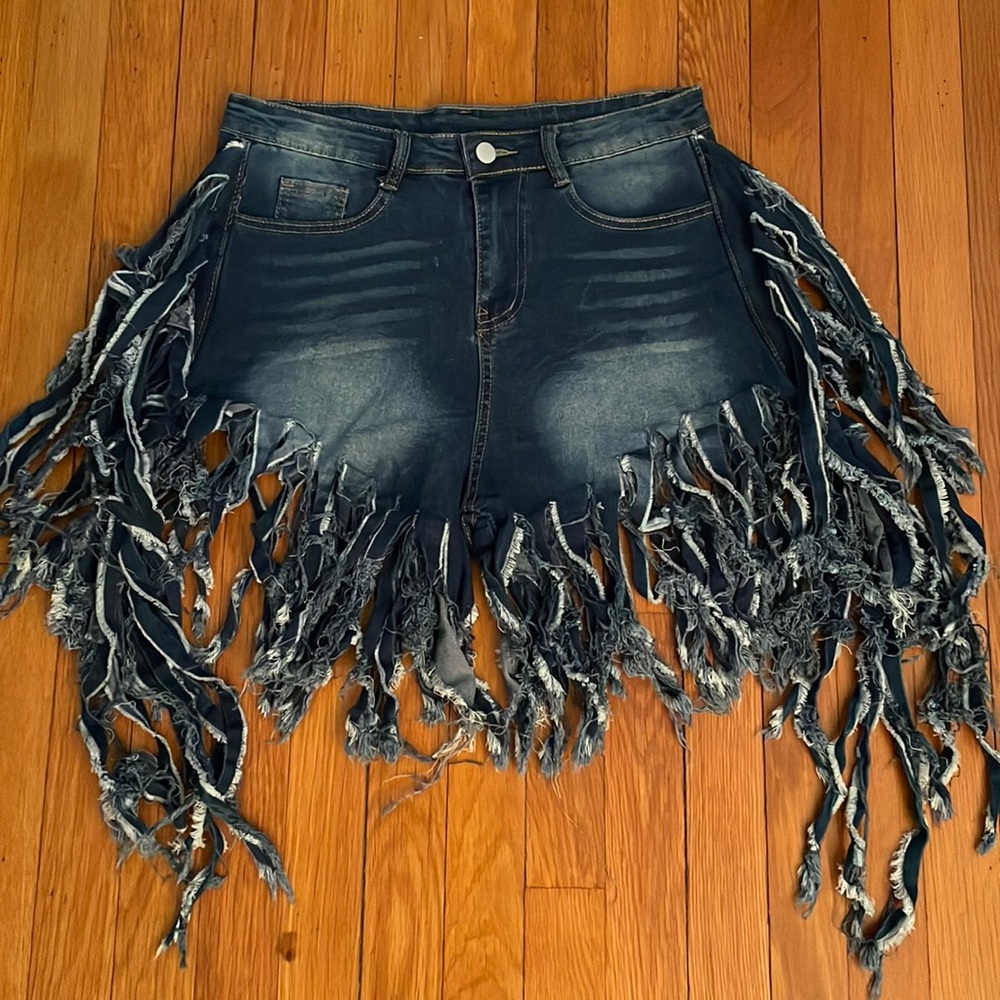 Blue Denim Shorts
